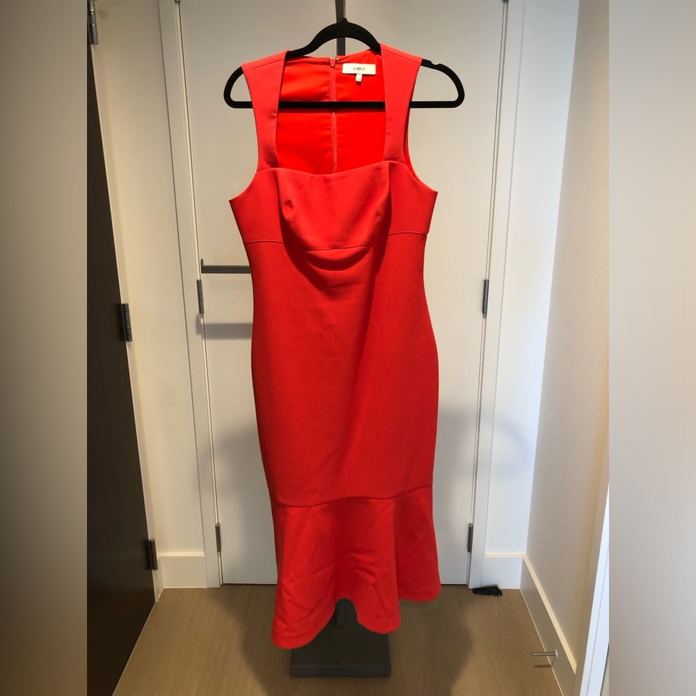 Likely Midi Abella Dress in Bittersweet Size 8 - Picture 2 of 10